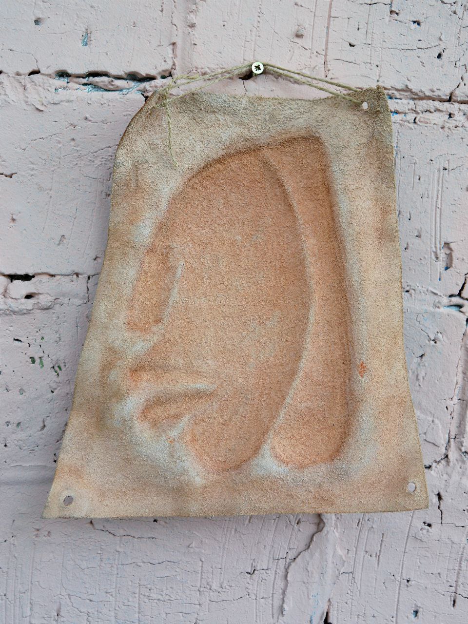 Скульптура настенная из фактурной кожи А.МузылевЪ &quot;Авангард Дзен Гранжа 3&quot;