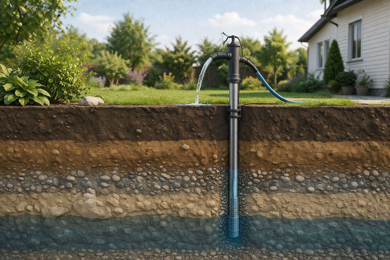 Колодец во дворе