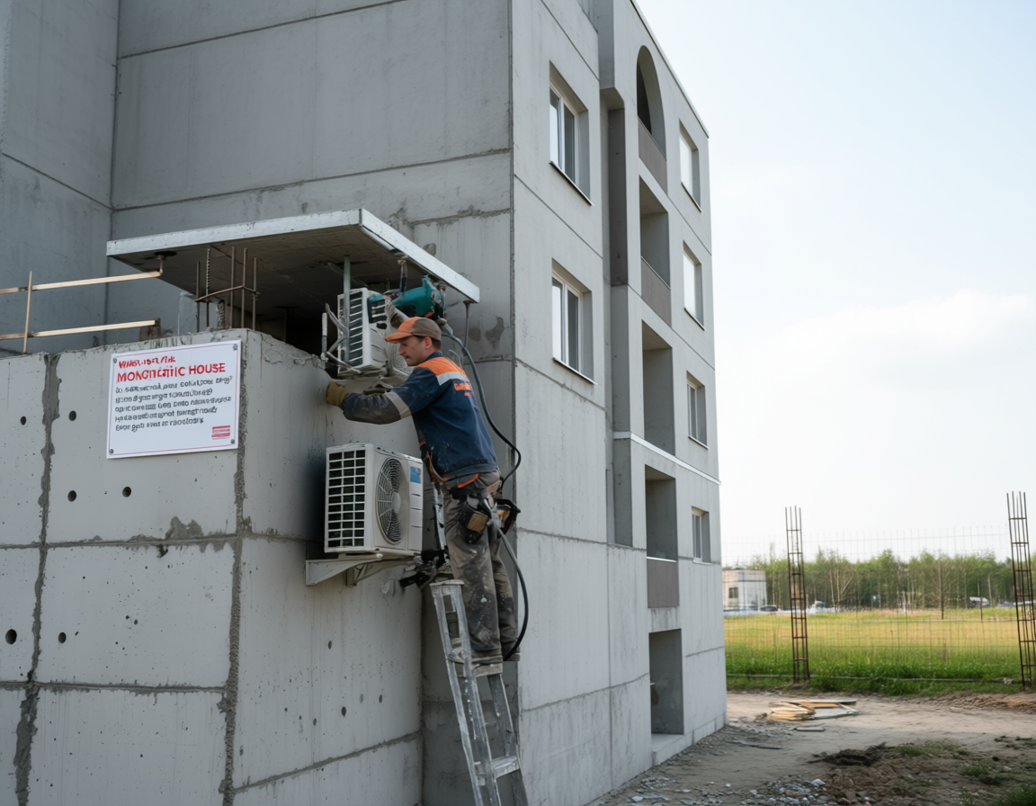 Что такое монолитный дом и почему в нём нельзя использовать перфоратор?