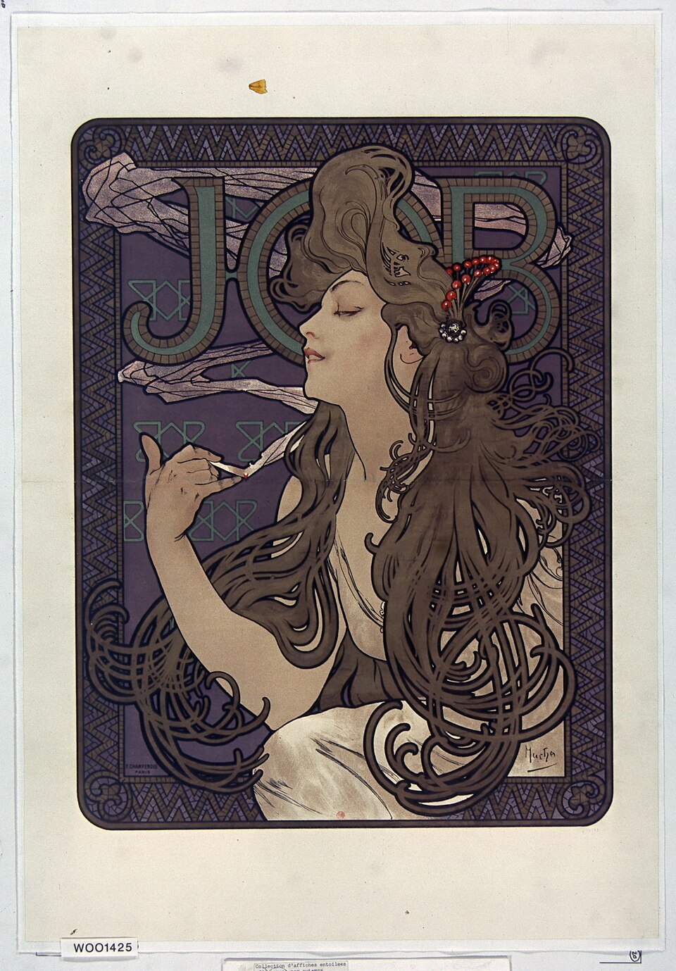 Альфонс Муха — реклама JOB (1896–1898)