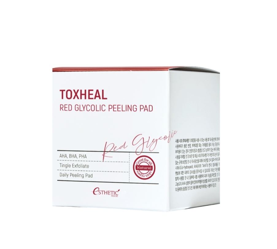 Esthetic house гликолевая сыворотка. [Esthetic House] пилинг-подушечки миндальные Toxheal Red glyucolic peeling Pad, 100 мл (100 шт). [Esthetic House] пилинг-подушечки миндальные Toxheal Red glyucolic peeling Pad. Toxheal Red Glycolic peeling Pad. Пилинг-сыворотка гликолевая Toxheal Red glyucolic peeling Serum, 100 мл.