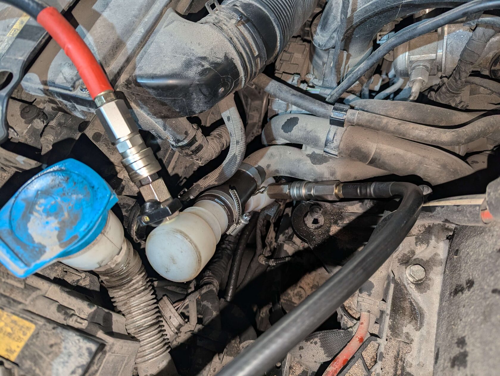 Аппаратная замена антифриза Skoda