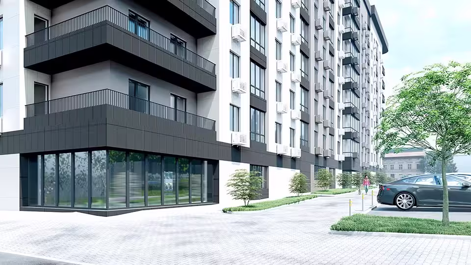 Рендер ЖК Дружба
