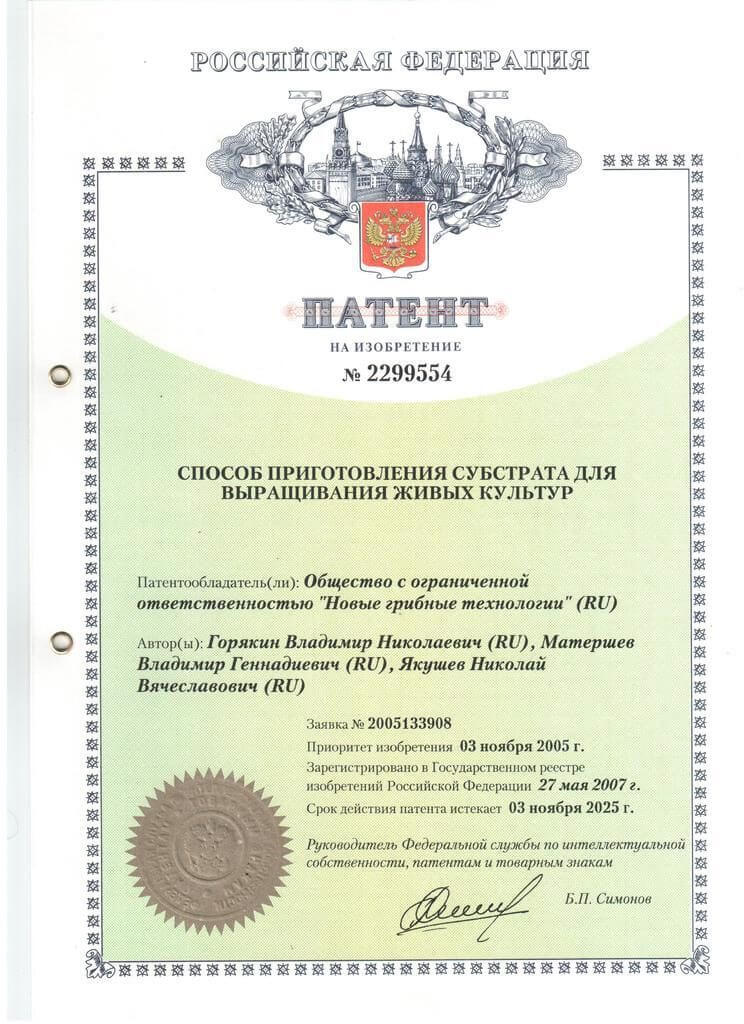 Патент ООО "Техник"