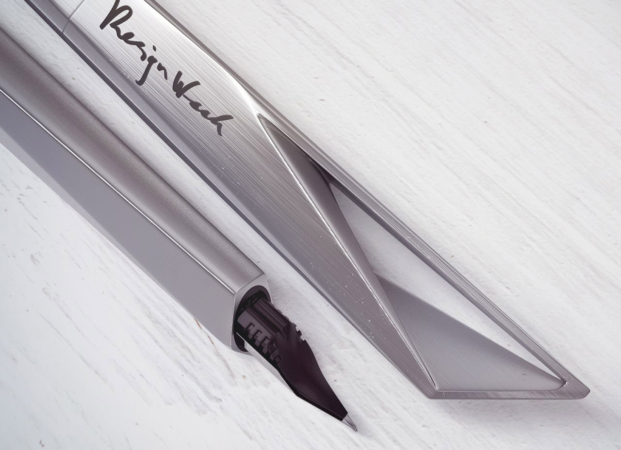 Дизайн сувенирной продукции - подарочная ручка из металла