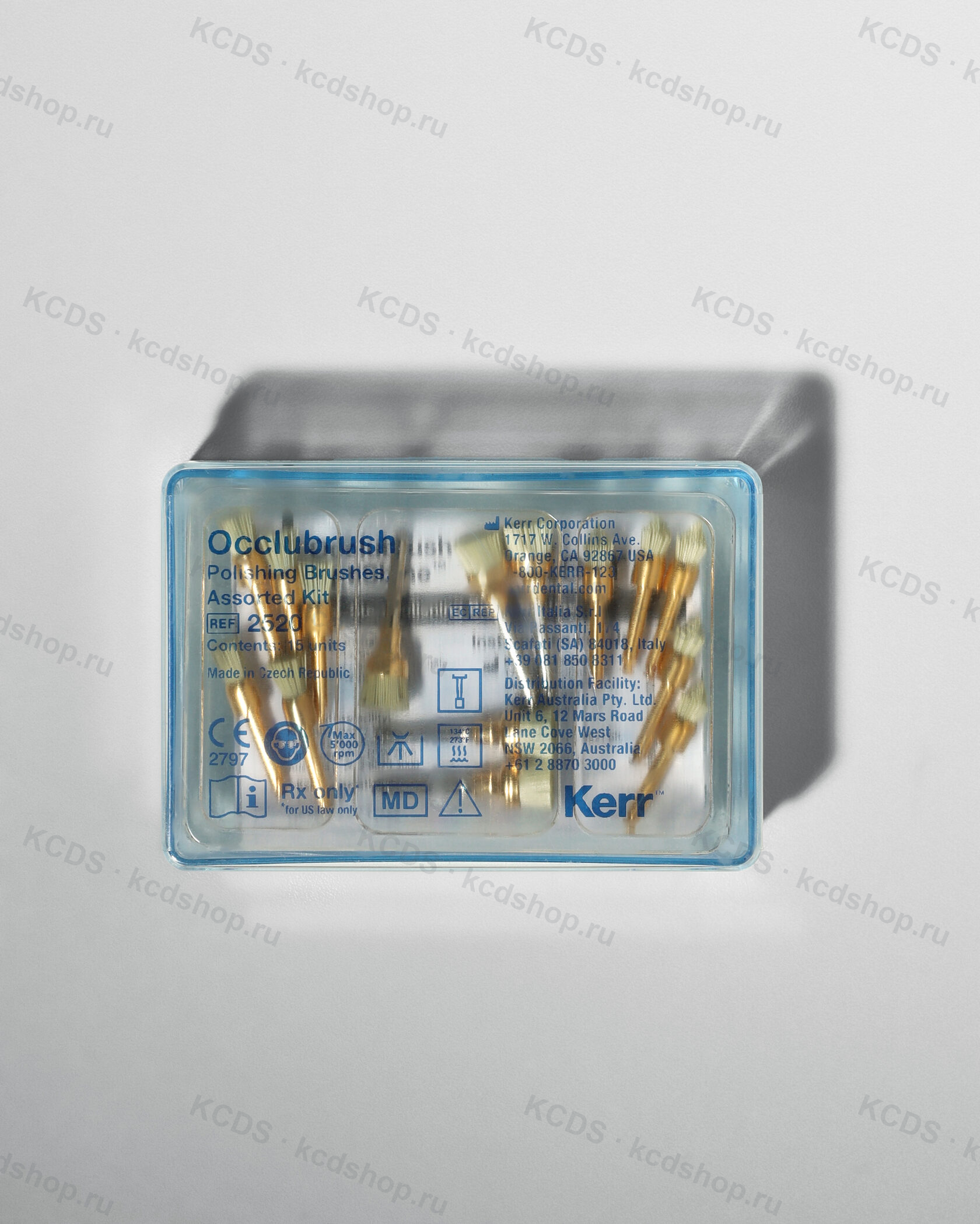 Набор полировочных щёток Occlubrush Assorted Kit Kerr, 15 штук