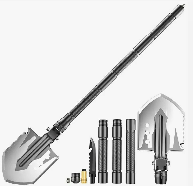 Походная складная лопата 9 в 1