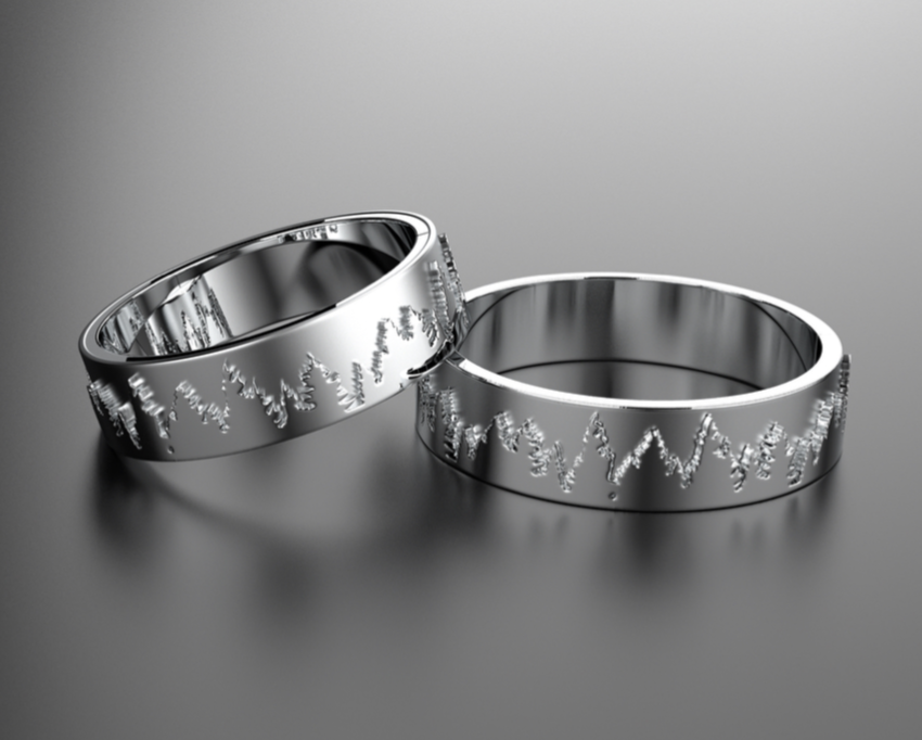 Изготовление дизайнерских свадебных обручальных колец из золота с ...