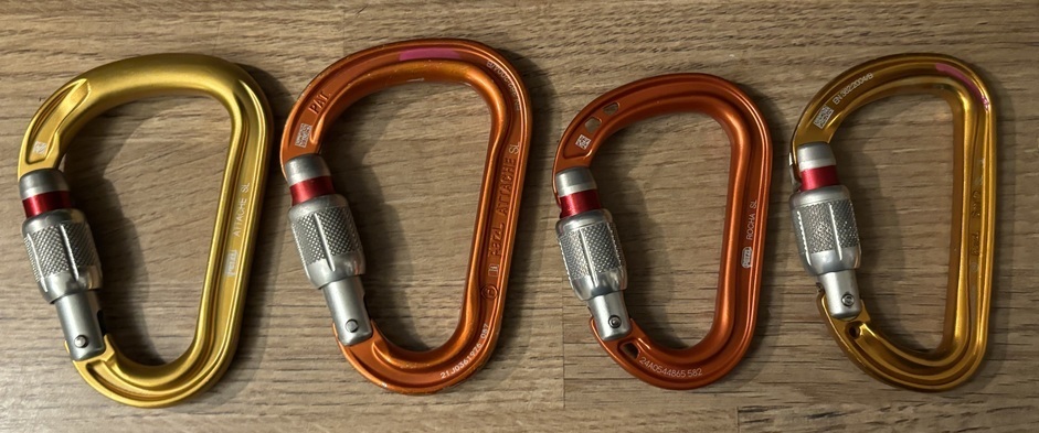 Сравнение карабинов Petzl