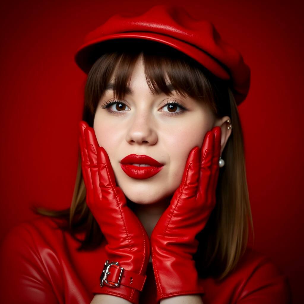 Карина Дубина — основатель Buslyaka Media, в красном образе