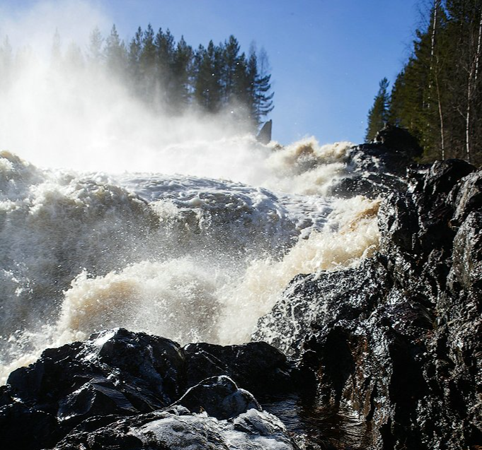 Гирвас карелия фото водопад