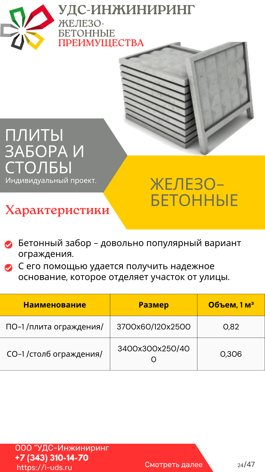 Каталог изделий ЖБИ УДС-Инжиниринг