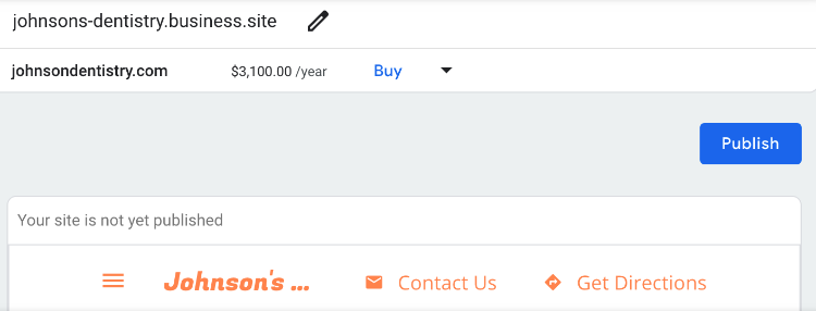 publish your webpage