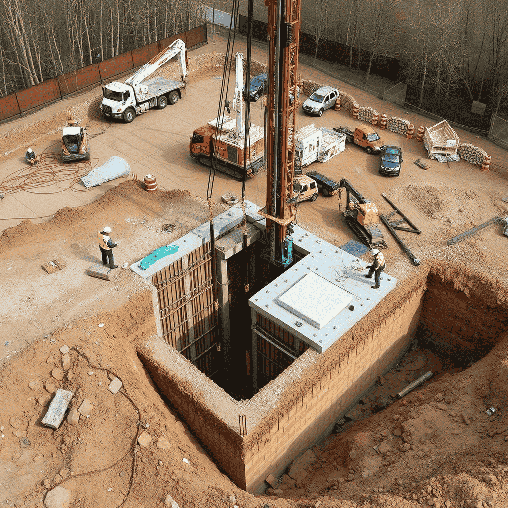 Свайный фундамент своими руками: виды, плюсы и монтаж.