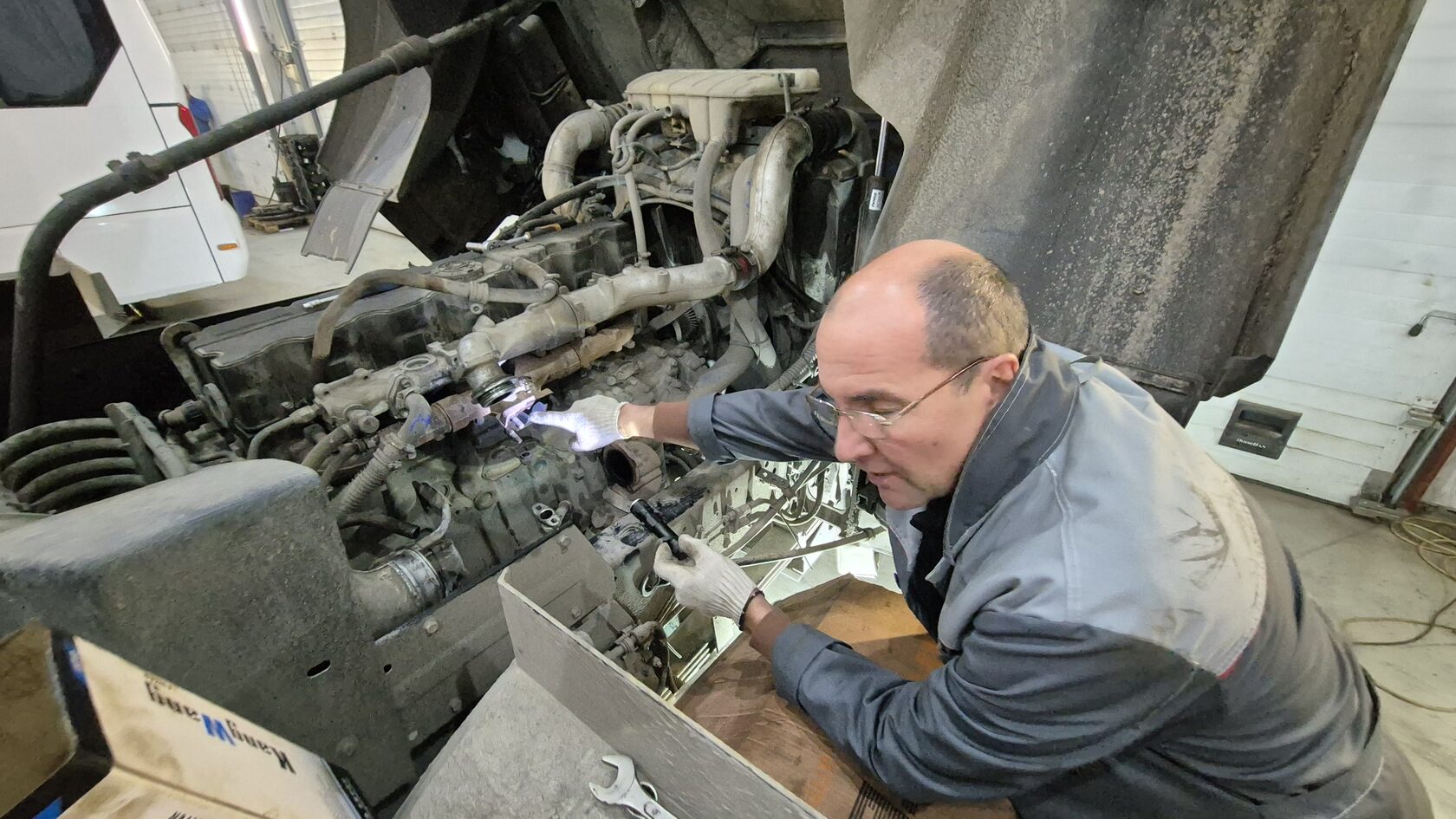 Диагностика двигателя МАЗ