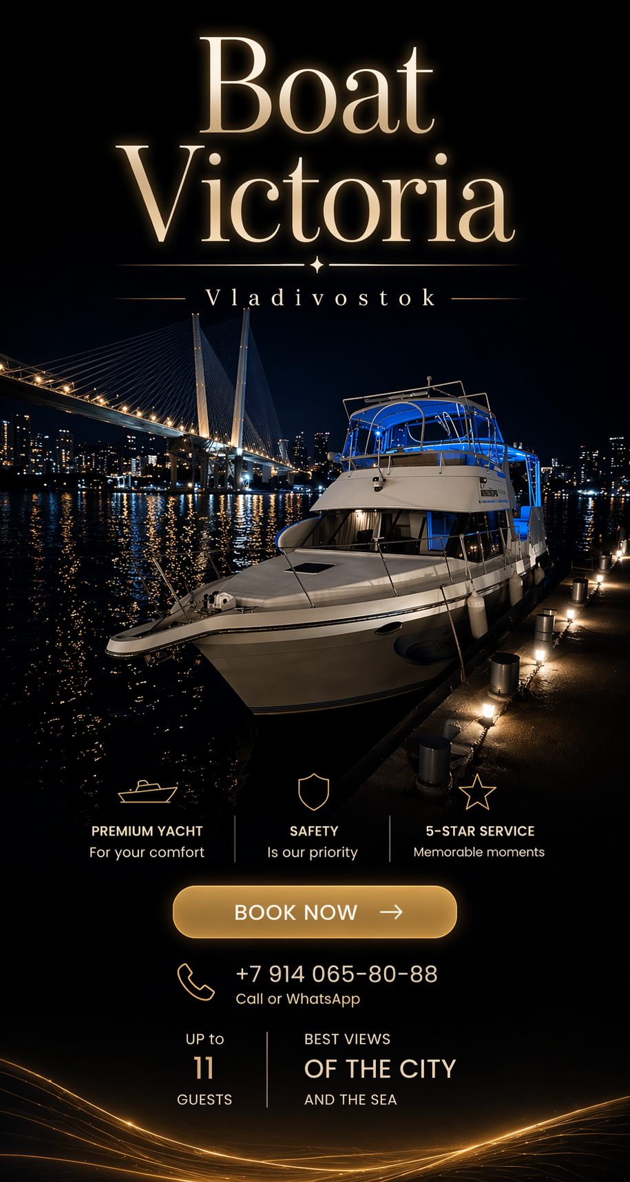 boats in Vladivostok +7914 065 8088