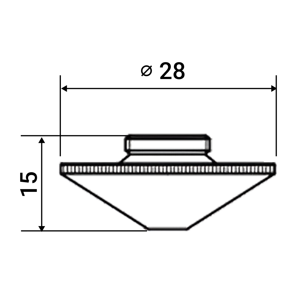 Сопла ⌀28 h15 M11 (одинарные)