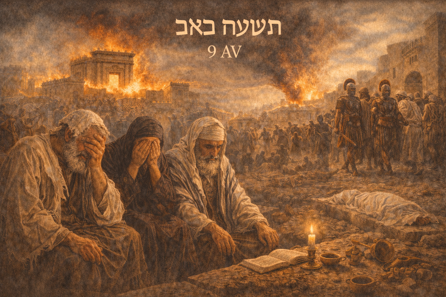 9 ава - один из самых скорбных дней в еврейском календаре. Это день, когда траур охватывает весь народ Израиля. Пост 9 Ава (на иврите - Тиша бе-Ав) связан с цепочкой трагических событий, растянувшихся на тысячелетия.