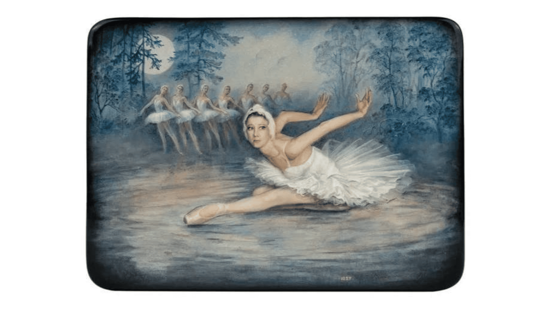Майя Плисецкая, балерина, русская балерина, Федоскино, промыслы, шкатулки, лаковые шкатулки