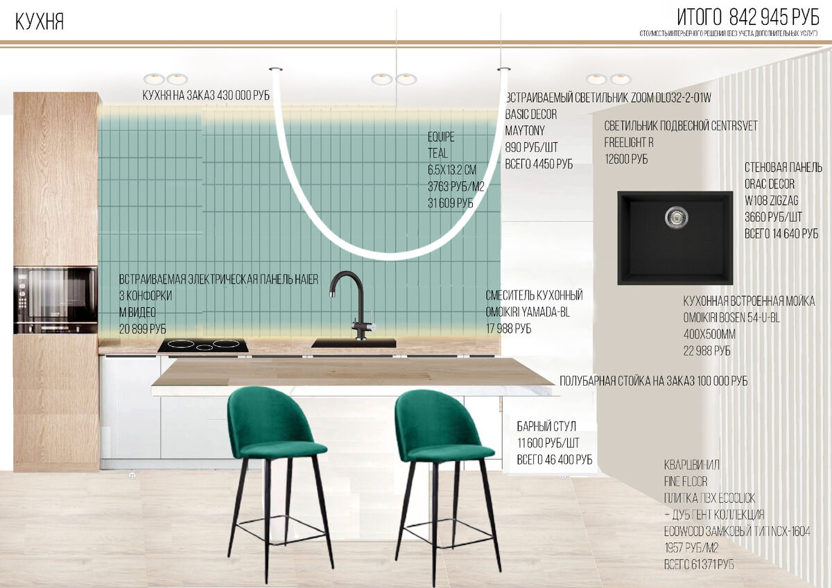 Дизайнеры из студии I’m Design Studio представляют вашему вниманию ТОП-10 самых умных идей для дизайна маленькой кухни.-6
