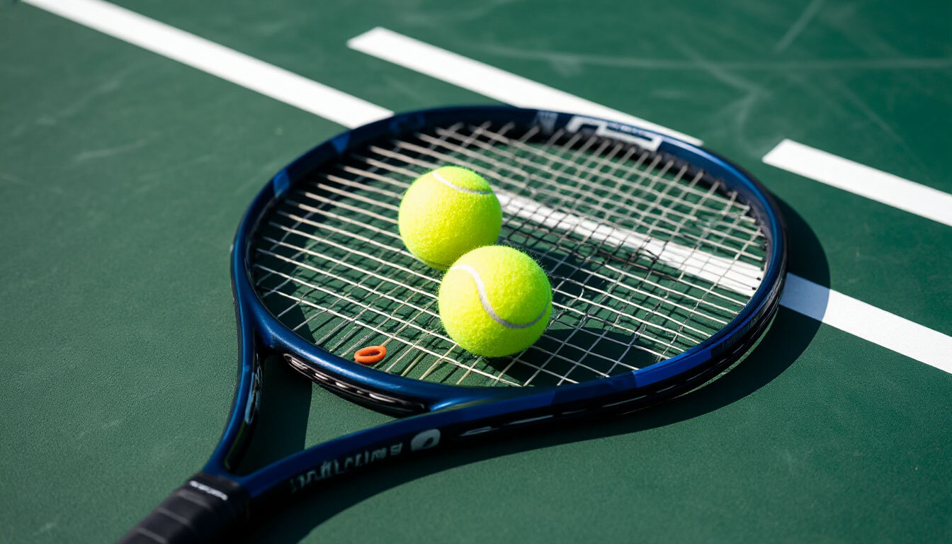 Зимний теннисный корт