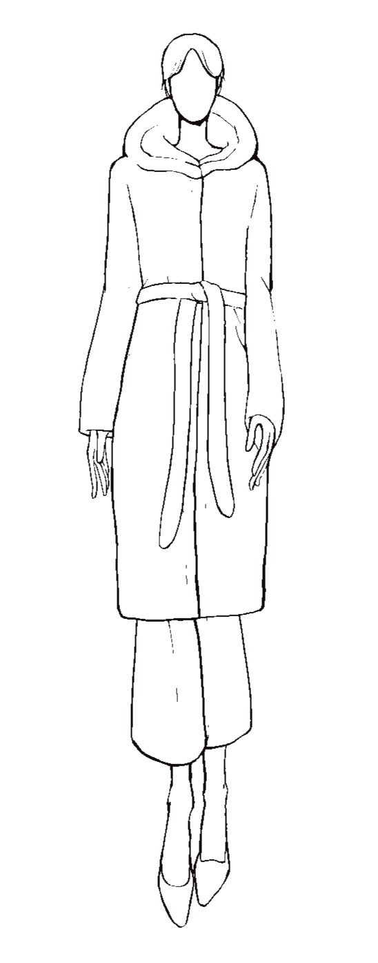 пошить шубу с капюшоном на заказ