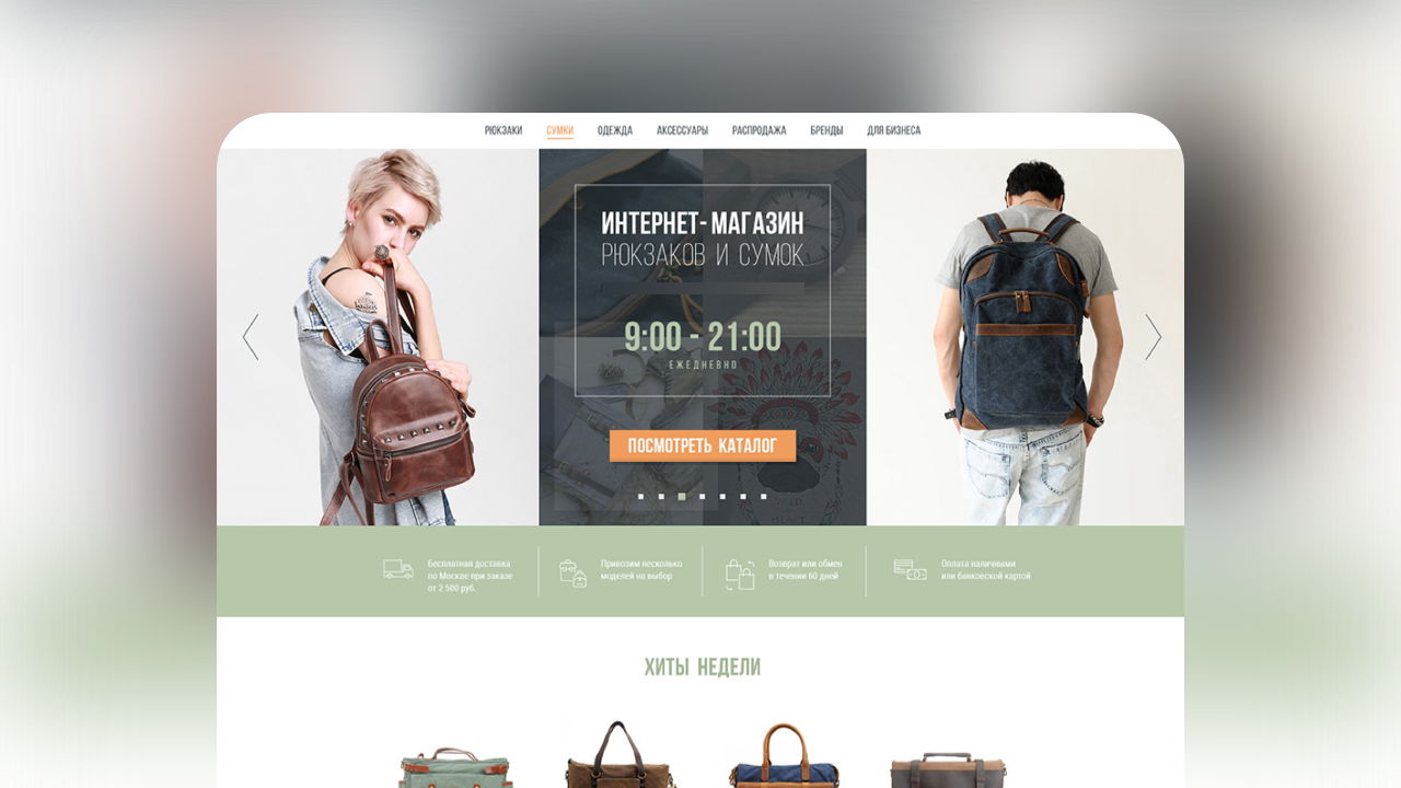 Кейс маркетингового агентства Метриум продвижение интернет-магазина сумок и рюкзаков