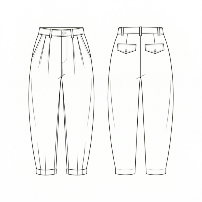 Брюки бананы