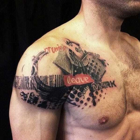 Татуировки на плече: идеи и значение (55+ фото)