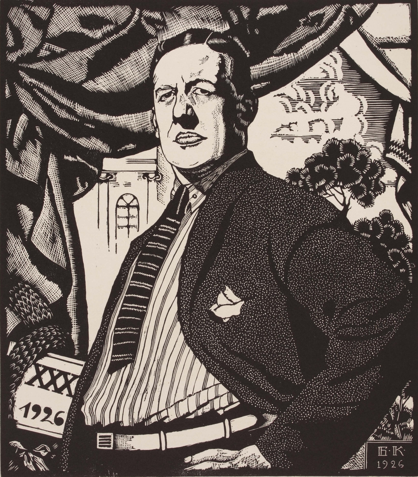  Портрет Н.Ф. Монахова. 1926 