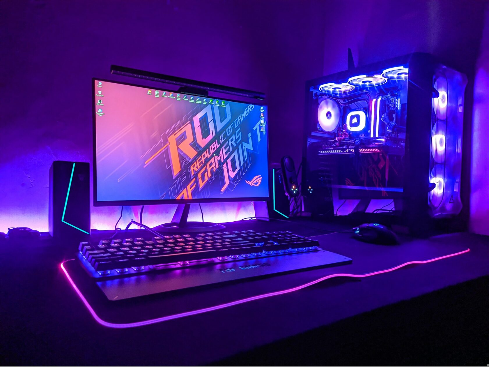 Игровой компьютер с RGB подсветкой, собранный в мастерской Некстген ПК — Нижний Новгород