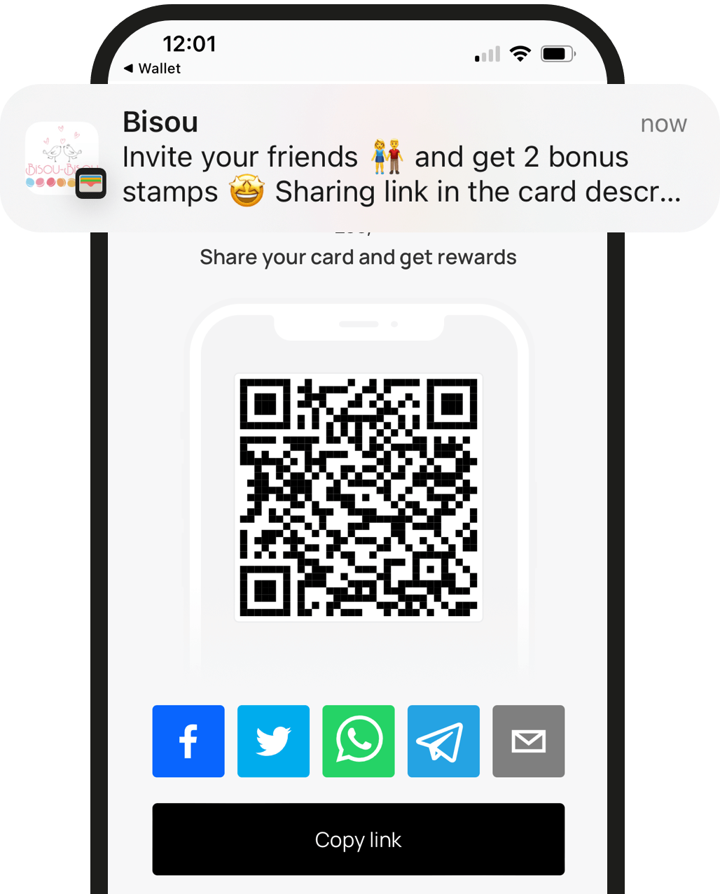 Referral program preview
