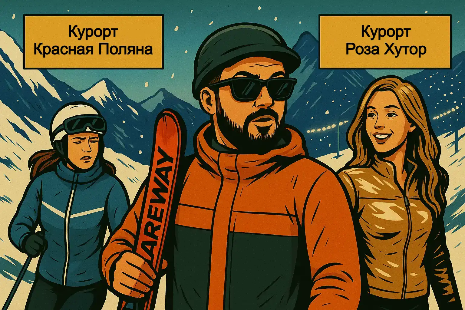 Где кататься: курорт Красная Поляна