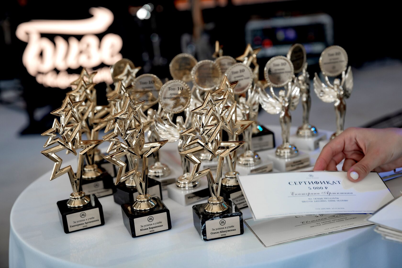 Премия 10 лучших результатов года