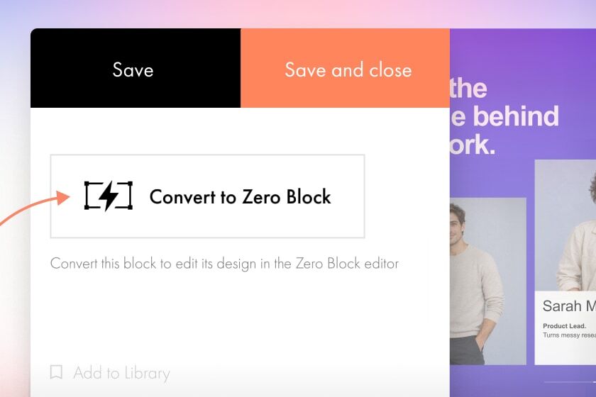 Convert Vibe Blocks to Zero Block