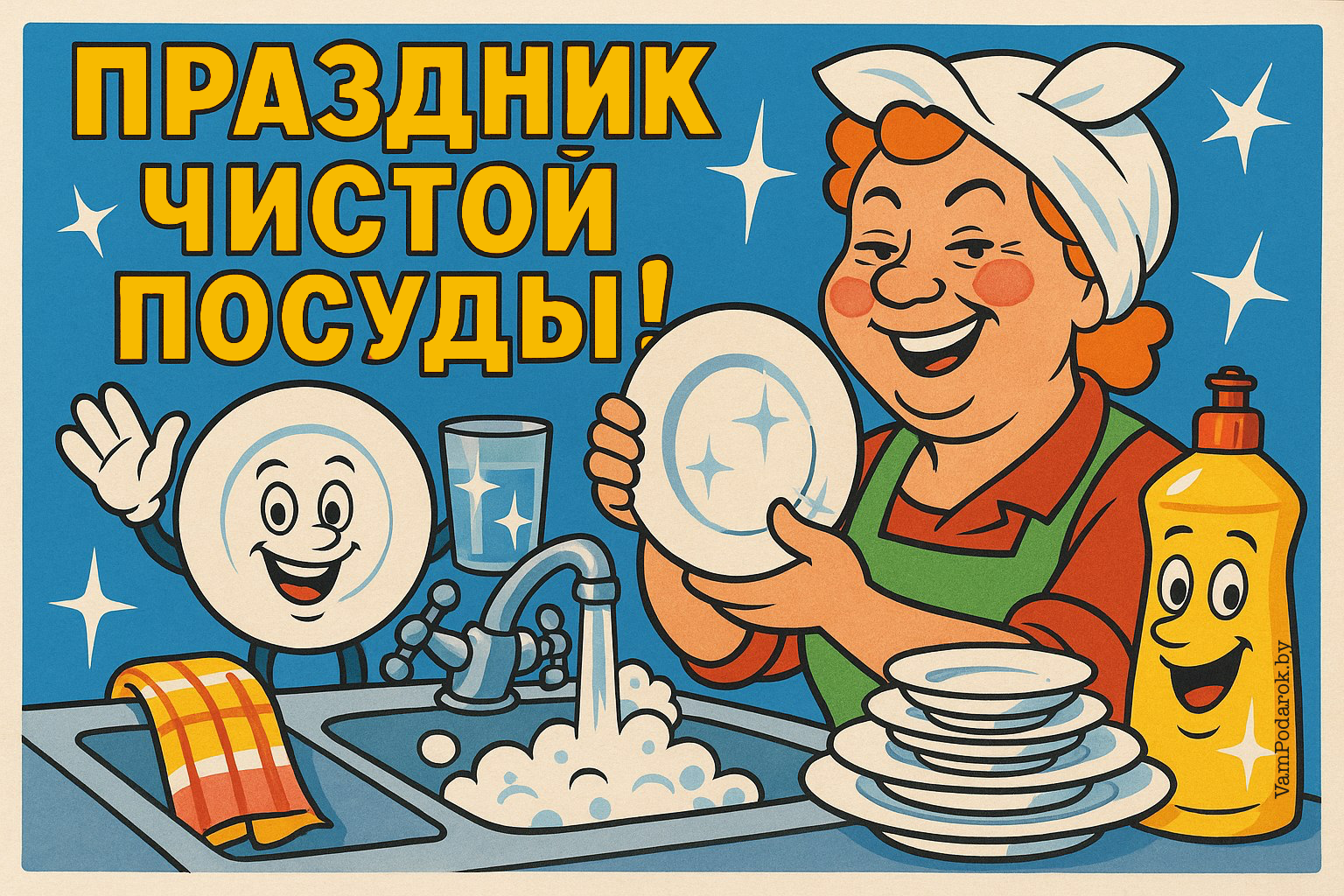 Праздник чистой посуды – картинка