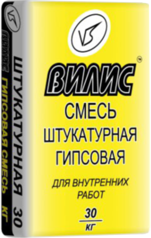 Штукатурная смесь ВИЛИС гипсовая