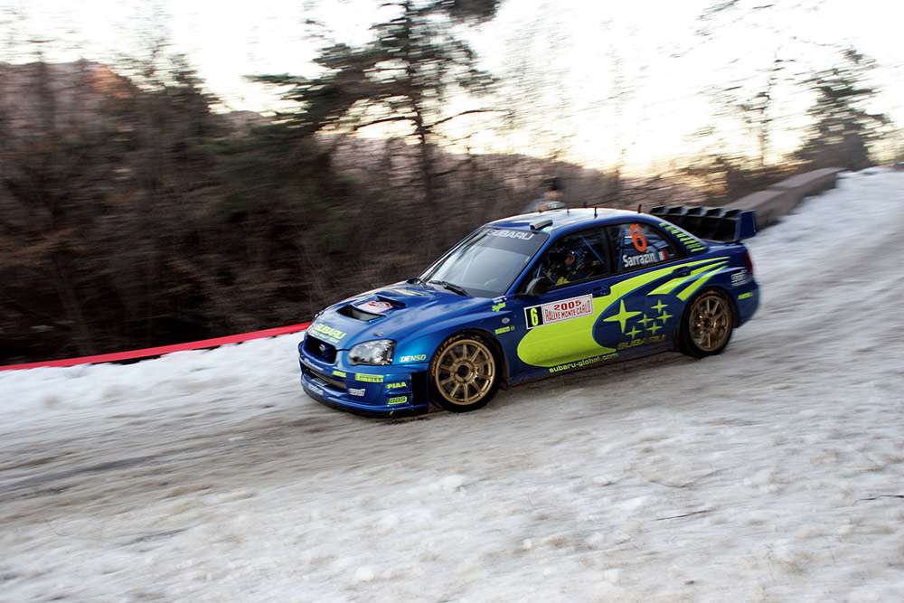 Стефан Сарразен и Патрик Пивато, Subaru Impreza S10 WRC '04 (RT53 SRT), ралли Монте-Карло 2005