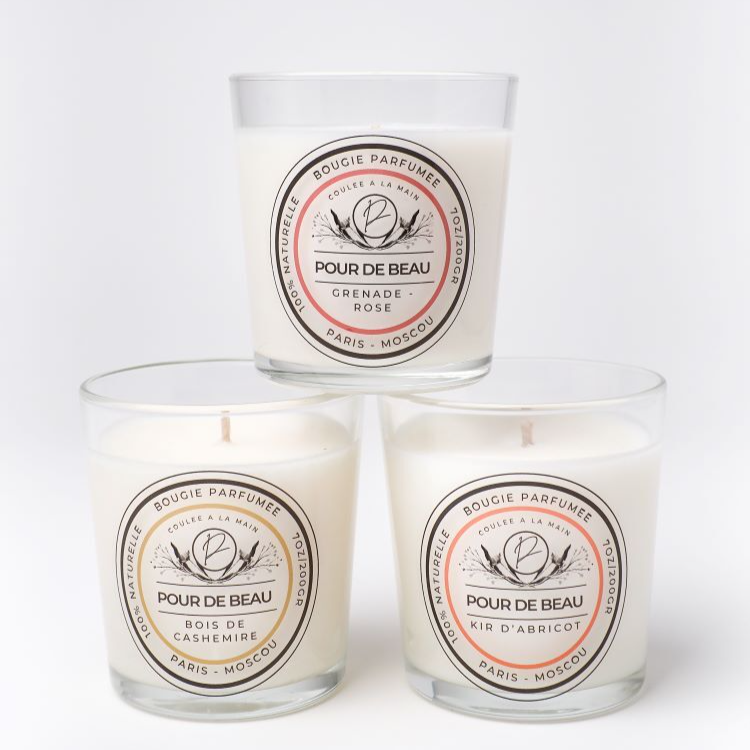 свечи из стекла