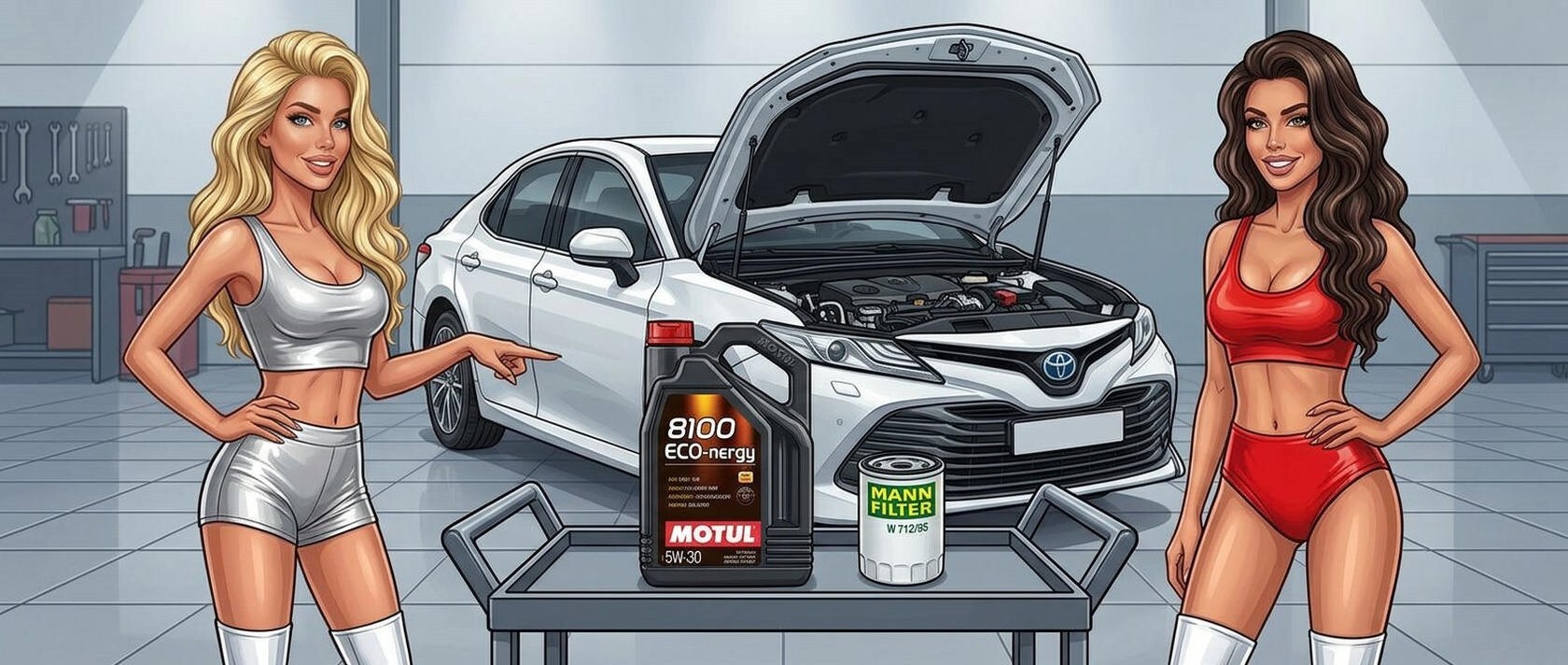 Замена масла в двигателе Toyota в Санкт-Петербурге