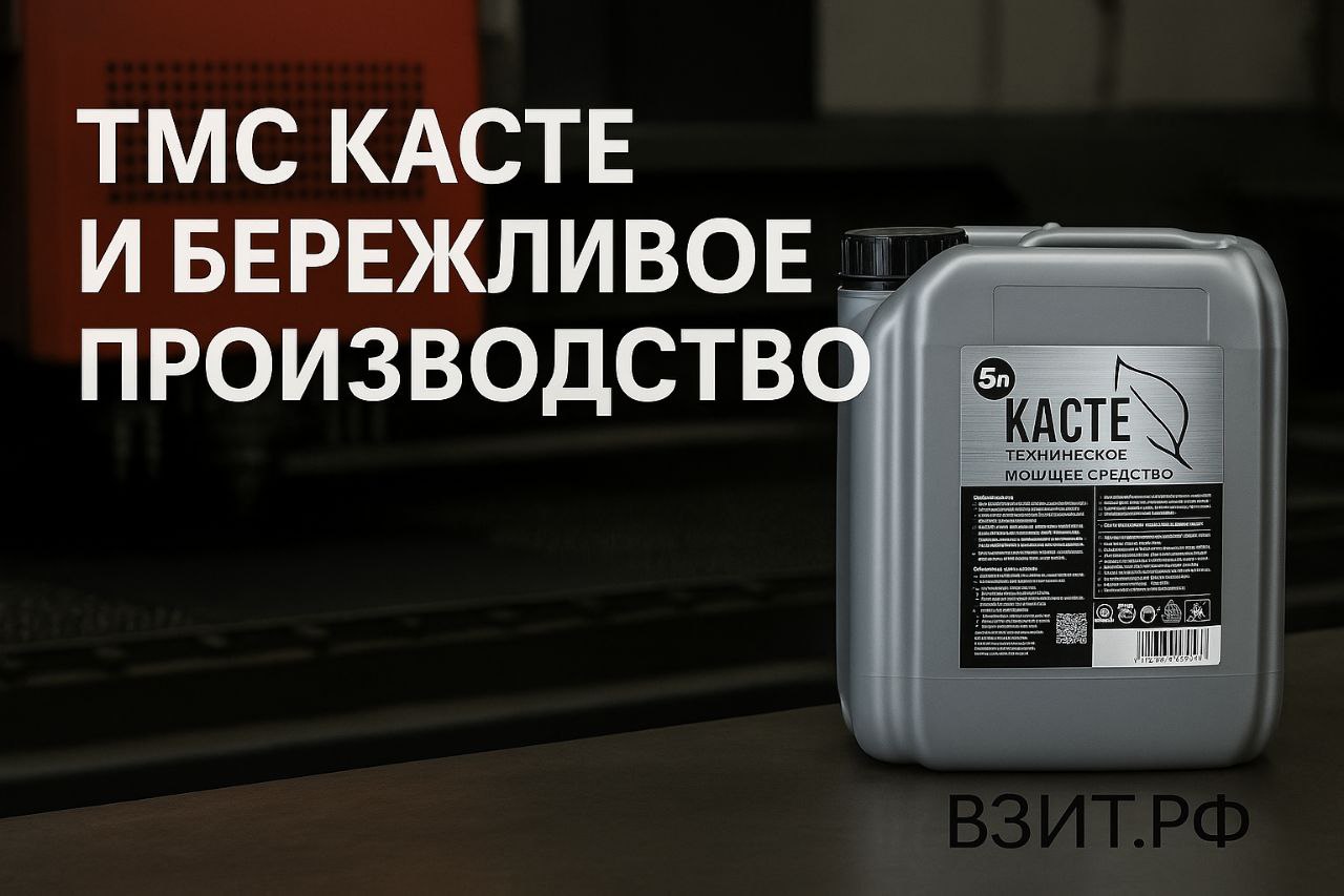 ТМС «Касте» и бережливое производство: как моющее средство снижает потери