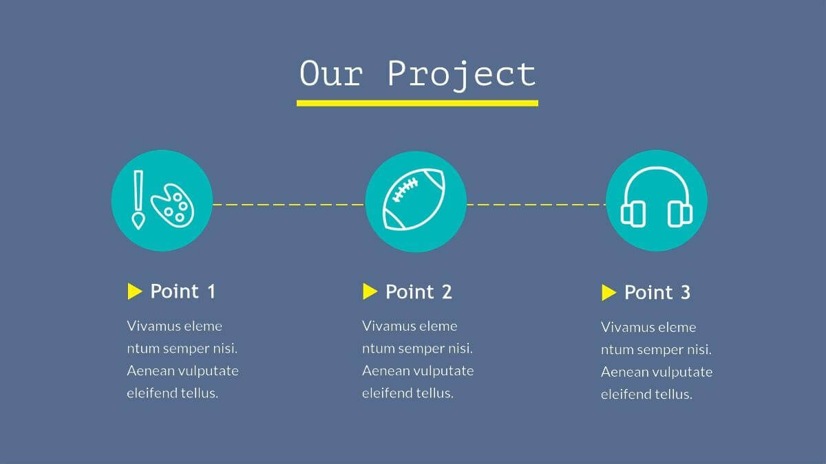 схема проекта в цвете