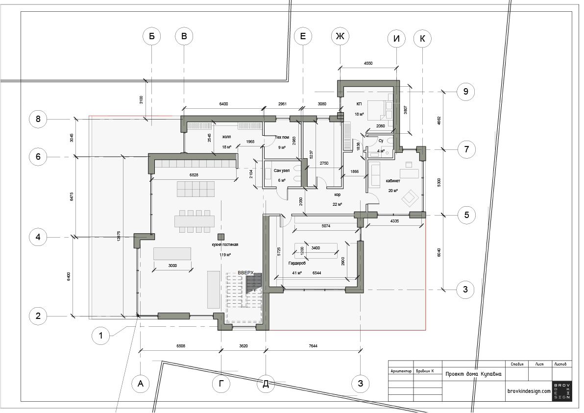 Готовые проекты домов BROVKIN DESIGN