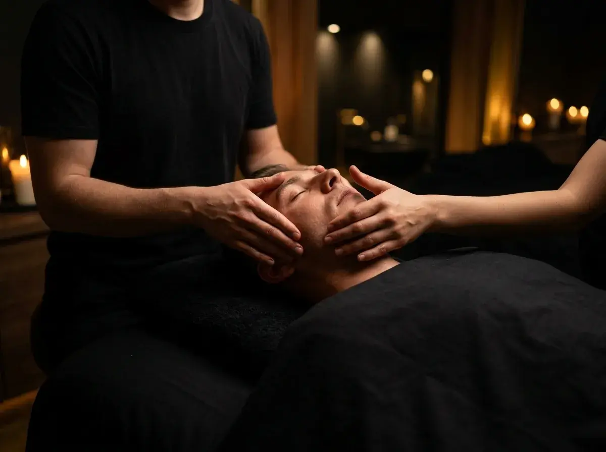 Лимфодренажный массаж ног мужчине в студии