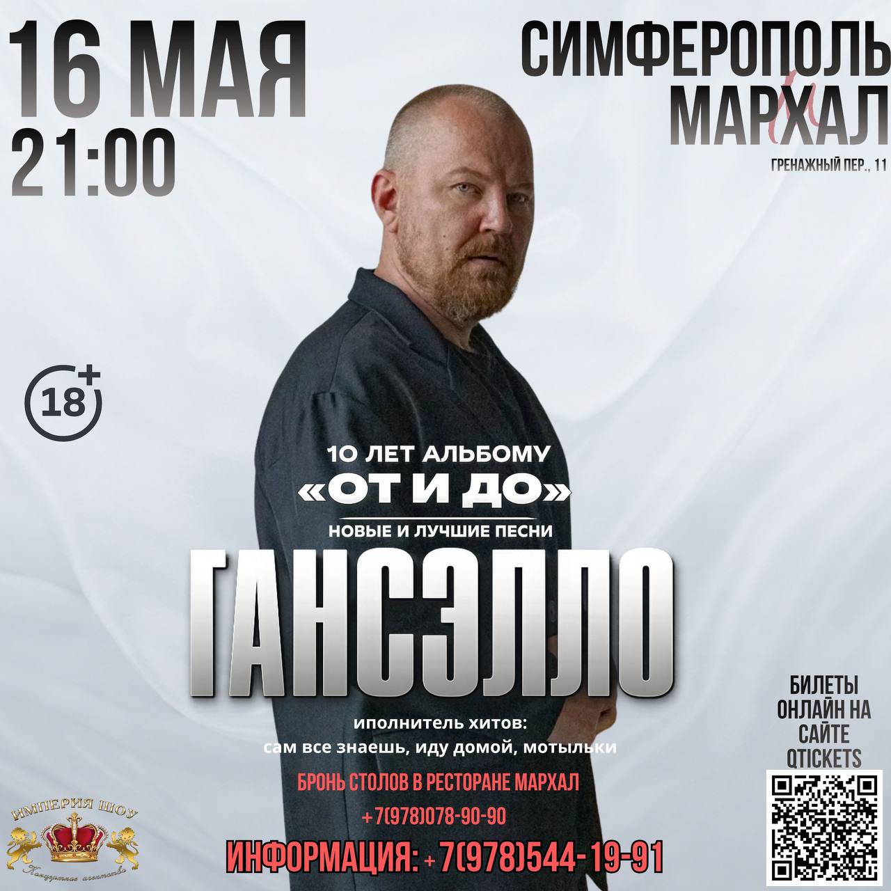 Концерт Ганселло в ресторане Мархал