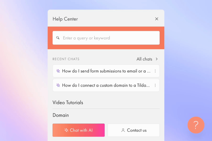 AI-Powered Help Chat