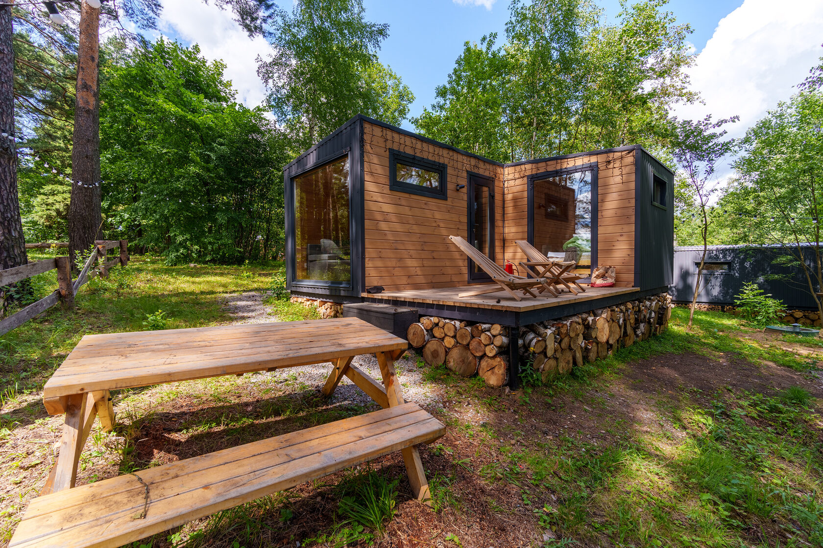 Лесной привал, глэмпинг