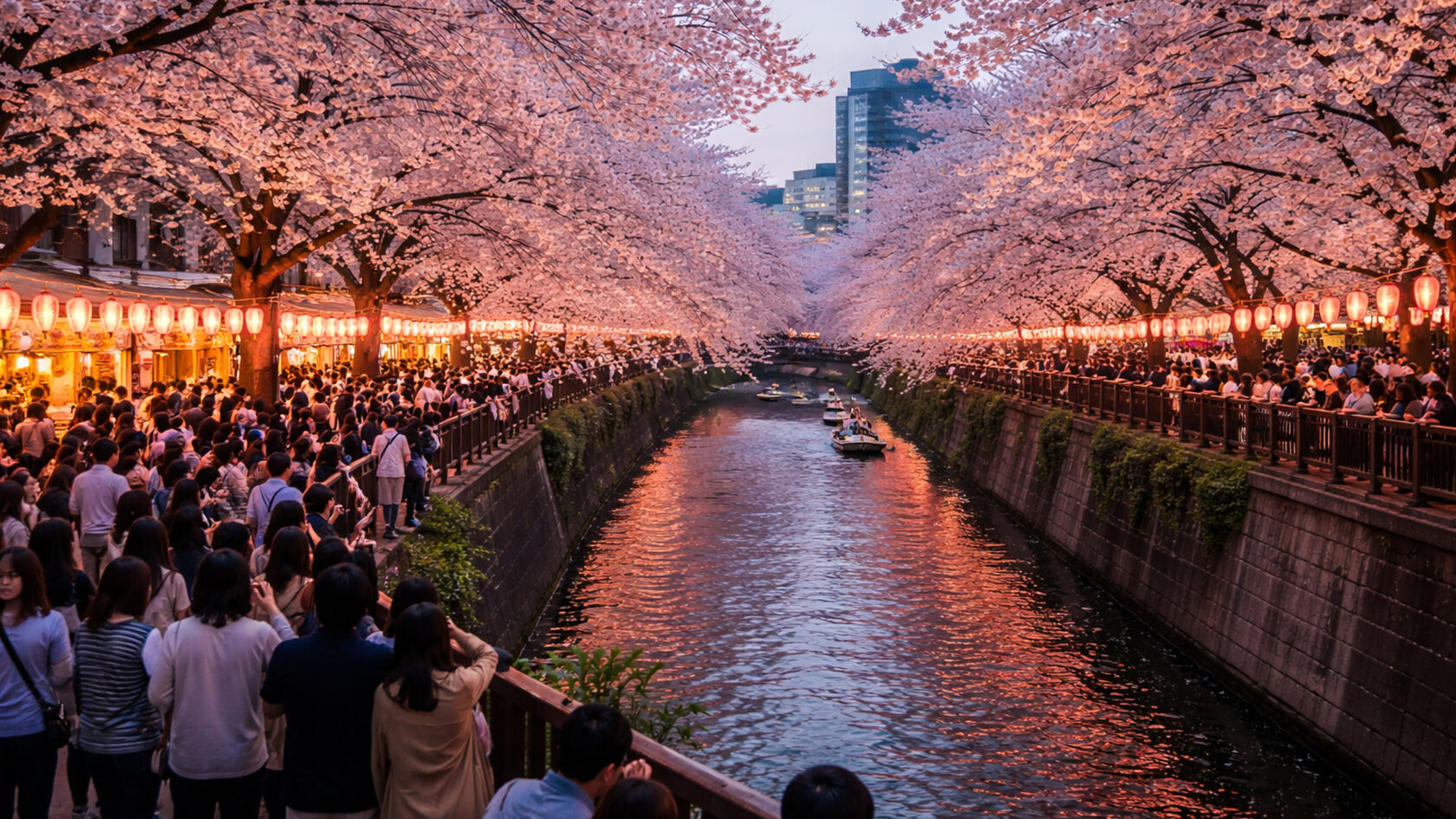 Цветущая сакура. Токио. Япония 