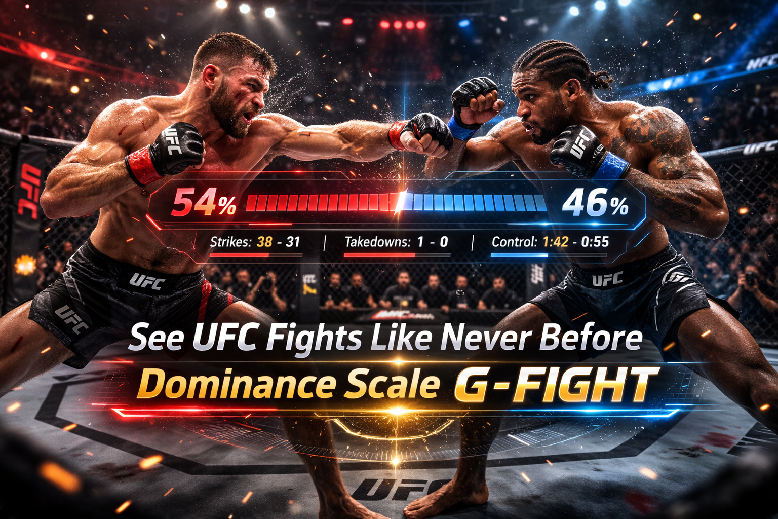 See UFC Fights Like Never Before - with Dominance Scale G-Fight