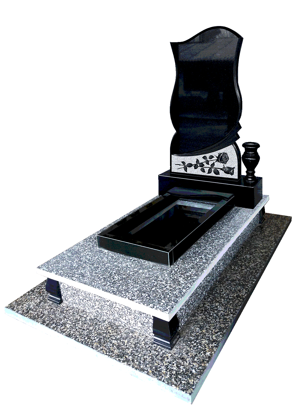 Памятники черный гранит с фото